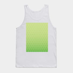 Green honeycomb Tank Top